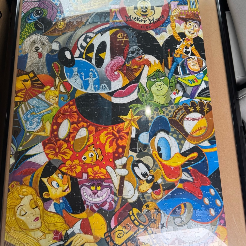 Disney Legends Colorful Character Puzzle Frame